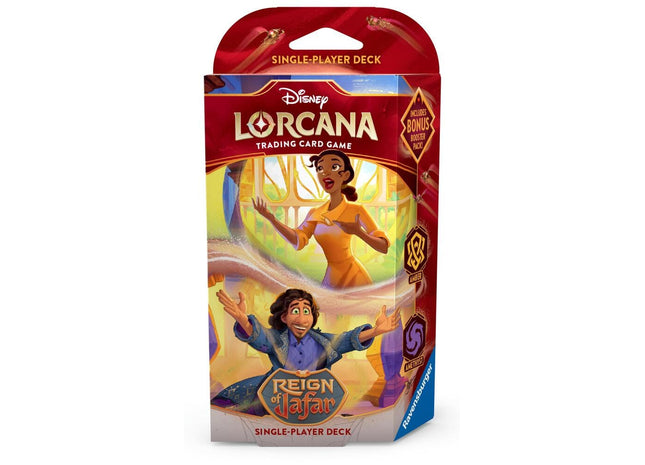 Gamers Guild AZ Lorcana Lorcana TCG: Reign of Jafar Starter Deck (Amber & Amethyst) (Pre-Order) Lorcana