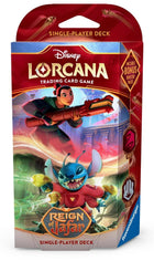 Gamers Guild AZ Lorcana Lorcana TCG: Reign of Jafar Starter Deck (Ruby & Steel) (Pre-Order) Lorcana