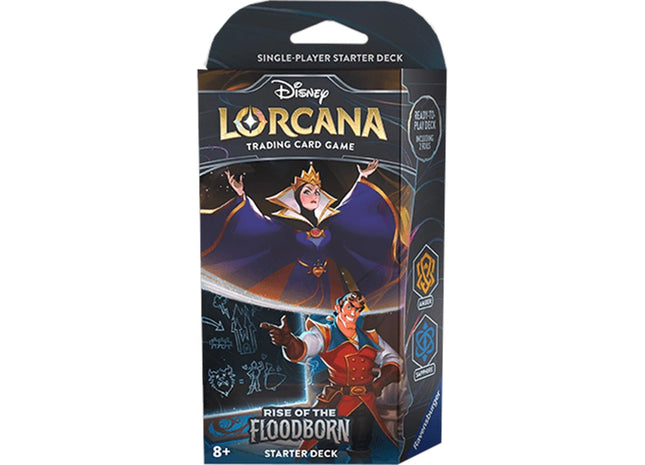 Gamers Guild AZ Lorcana TCG Disney Lorcana: Rise of the Floodborn Starter Deck (Amber & Sapphire) Southern Hobby