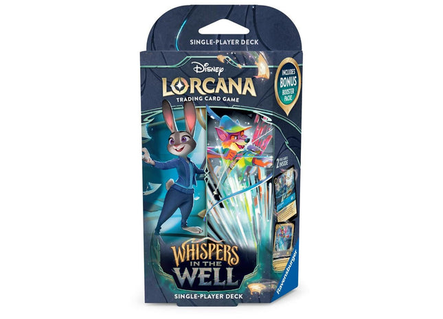 Gamers Guild AZ Lorcana TCG Disney Lorcana: Set 10, Whispers in the Well - Sapphire & Steel Starter Deck (Pre-Order) Southern Hobby