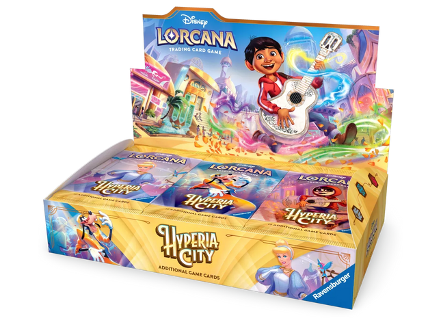 Gamers Guild AZ Lorcana TCG Disney Lorcana: Set 14: Hyperia City Booster Display (Pre-Order) GTS