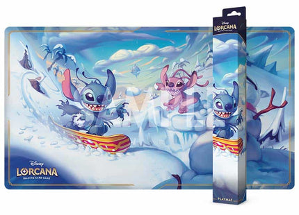 Gamers Guild AZ Lorcana TCG Disney Lorcana: Set 14: Hyperia City - Snowboarding Stitch Playmat (Pre-Order) GTS