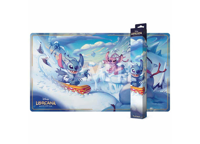 Gamers Guild AZ Lorcana TCG Disney Lorcana: Set 14: Hyperia City - Snowboarding Stitch Playmat (Pre-Order) GTS