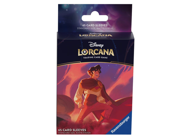 Gamers Guild AZ Lorcana TCG Disney Lorcana TCG: Shimmering Skies - Deck Sleeves, Aladdin - Black Friday AGD