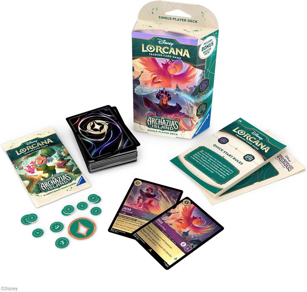 Disney Lorcana Starter Deck Amethyst & Steel (Archazia's Island) Disney Lorcana Starter Deck Amethyst & Steel (Archazia's Island)