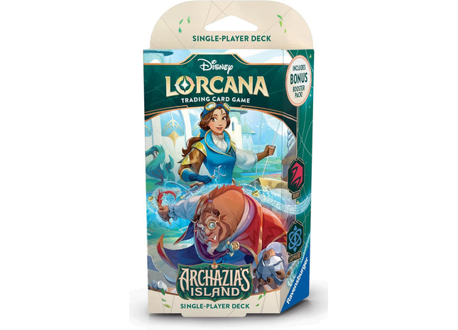 Gamers Guild AZ Lorcana TCG Lorcana TCG: Archazia’s Island Ruby & Sapphire (Belle and the Beast) - Starter Deck GTS