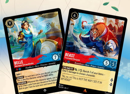 Lorcana TCG: Archazia's Island Ruby & Sapphire (Belle and the Beast) - Gamers Guild AZ Lorcana TCG: Archazia's Island Ruby & Sapphire (Belle and the Beast) - Gamers Guild AZ