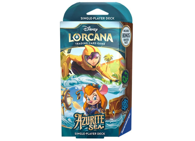 Gamers Guild AZ Lorcana TCG Lorcana TCG: Azurite Sea Starter Deck Set - Emerald/Sapphire - Black Friday Discontinue