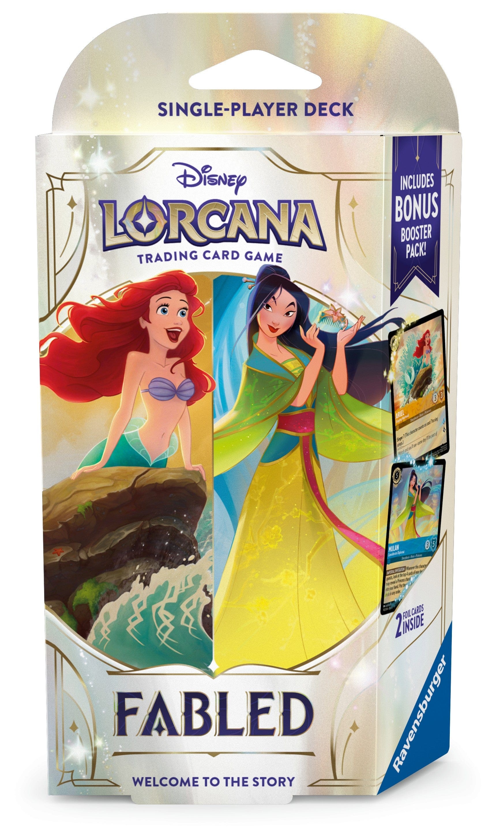 Lorcana TCG: Fabled Starter Deck Display Lorcana TCG: Fabled Starter Deck Display