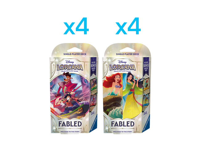 Gamers Guild AZ Lorcana TCG Lorcana TCG: Fabled Starter Deck Display (Pre-Order) Southern Hobby