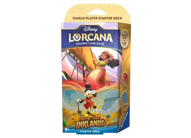 Gamers Guild AZ Lorcana TCG Lorcana TCG: Into the Inklands Starter Deck Set  (Ruby & Sapphire) Southern Hobby