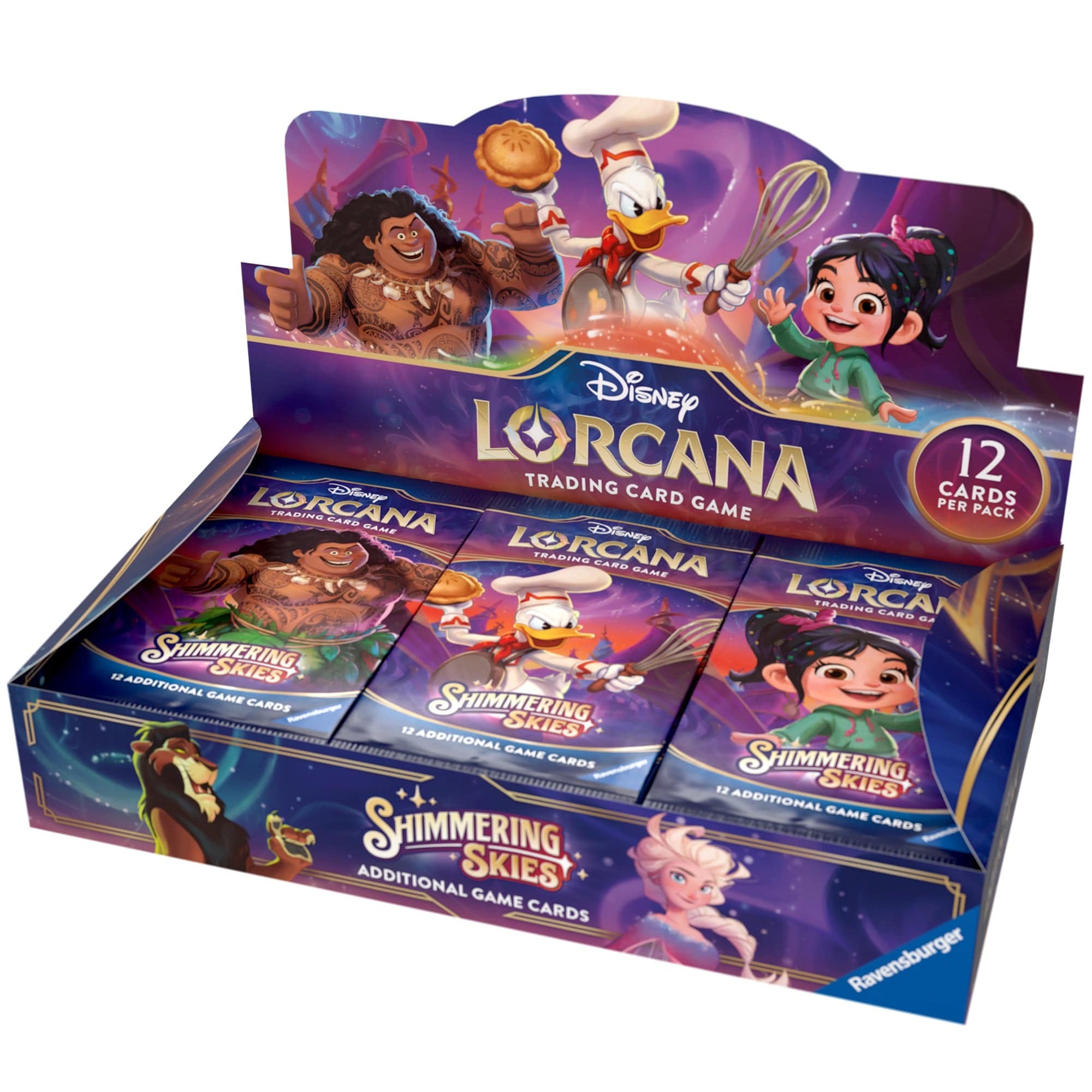 tcg lorcana booster box Lorcana TCG: Shimmering Skies Booster Box – Gamers Guild AZ