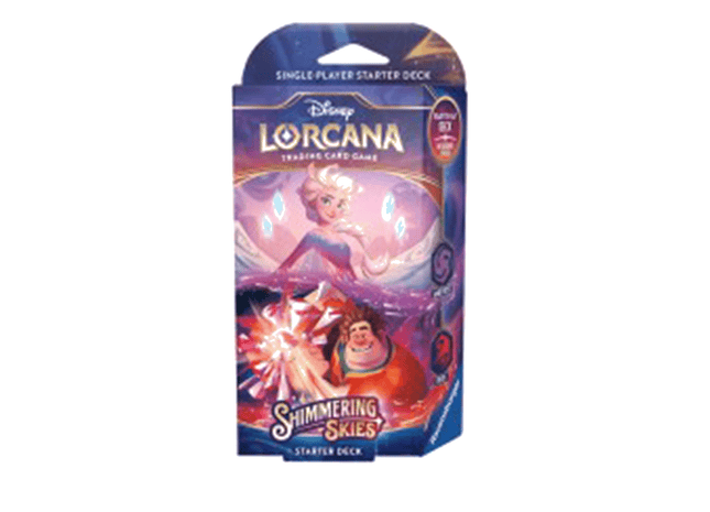 Lorcana TCG: Shimmering Skies Starter Deck - Amethyst & Ruby Gamers Guild AZ Lorcana TCG: Shimmering Skies Starter Deck - Amethyst & Ruby Gamers Guild AZ