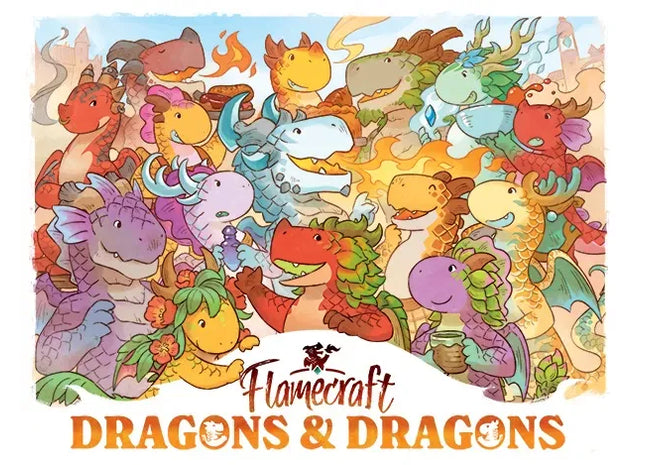 Gamers Guild AZ Lucky Duck Games Flamecraft: Dragons & Dragons Kickstarter