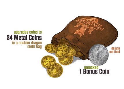 Gamers Guild AZ Lucky Duck Games Flamecraft: Metal Coins GTS