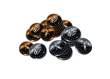 Gamers Guild AZ Lucky Duck Games The Dark Quarter: Upgrade Pack - Deluxe Metal Experience Coins (Pre-Order) ACD Distribution