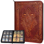 Gamers Guild AZ Lynx Accessories Lynx Accessories: TCG Faux-Leather Trading Card Binder - Red Quartermaster Direct