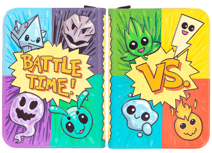 Gamers Guild AZ Lynx Accessories TCG Faux-Leather Battle Time Trading Card Binder - Small Version (Pre-Order) Quartermaster Direct