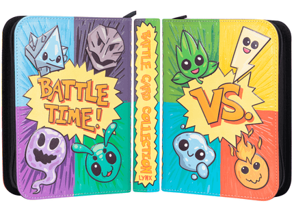 Gamers Guild AZ Lynx Accessories TCG Faux-Leather Battle Time Trading Card Binder - Small Version (Pre-Order) Quartermaster Direct