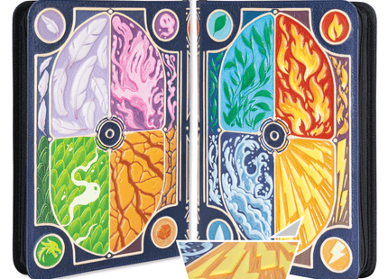 Gamers Guild AZ Lynx Accessories TCG Faux-Leather Elemental Trading Card Binder (Pre-Order) Quartermaster Direct