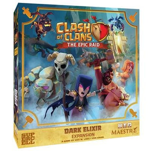 Gamers Guild AZ Maestro Media Clash of Clans: The Epic Raid: Dark Elixir Expansion (Pre-Order) Asmodee