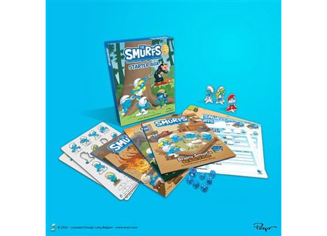 Gamers Guild AZ Maestro Media The Smurfs Roleplaying Game: Starter Box (Pre-Order) Asmodee