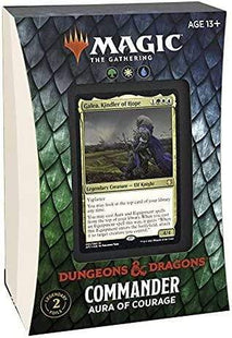 Gamers Guild AZ Magic: The Gathering Magic: the Gathering: Adventures in the Forgotten Realms - Aura of Courage Commander Deck Old Magic