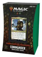 Gamers Guild AZ Magic: The Gathering Magic: the Gathering: Adventures in the Forgotten Realms - Draconic Rage Commander Deck Old Magic