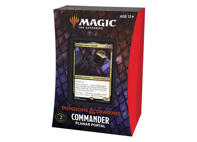 Gamers Guild AZ Magic: The Gathering Magic: the Gathering: Adventures in the Forgotten Realms - Planar Portal Commander Deck Old Magic