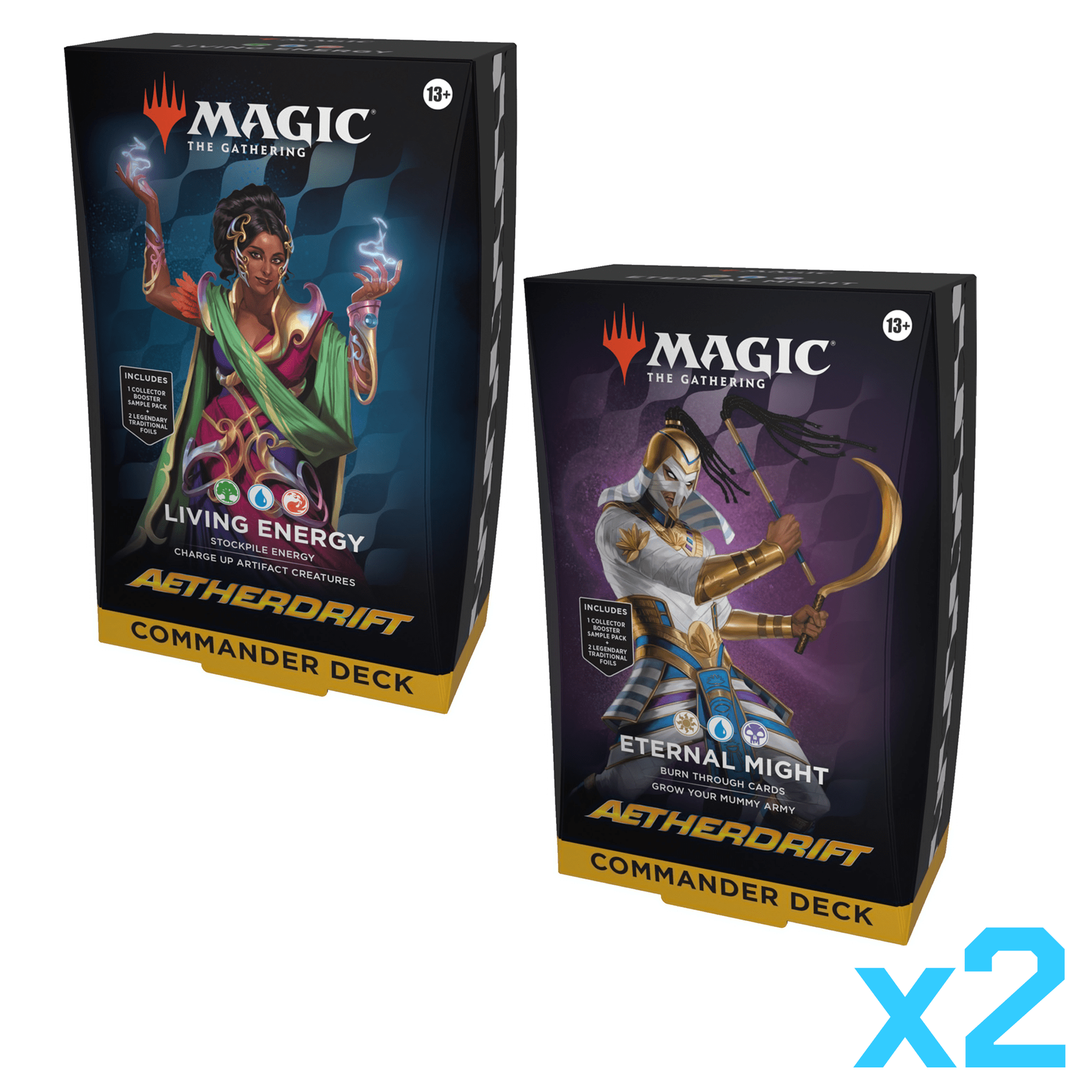 Magic the Gathering: Aetherdrift Commander Deck Display – Gamers Guild AZ