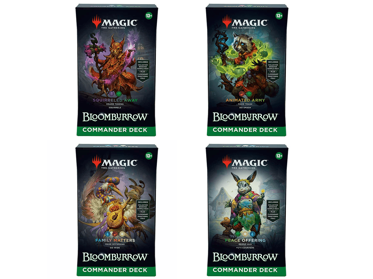 Magic the Gathering: Bloomburrow - Commander Deck 4(ct) Gamers Guild AZ Magic the Gathering: Bloomburrow - Commander Deck 4(ct) Gamers Guild AZ