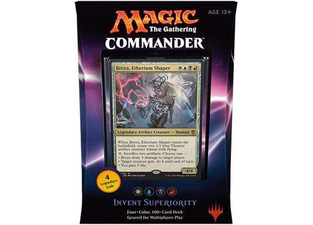 Gamers Guild AZ Magic: The Gathering Magic: the Gathering: Commander 2016 - Invent Superiority Deck Old Magic