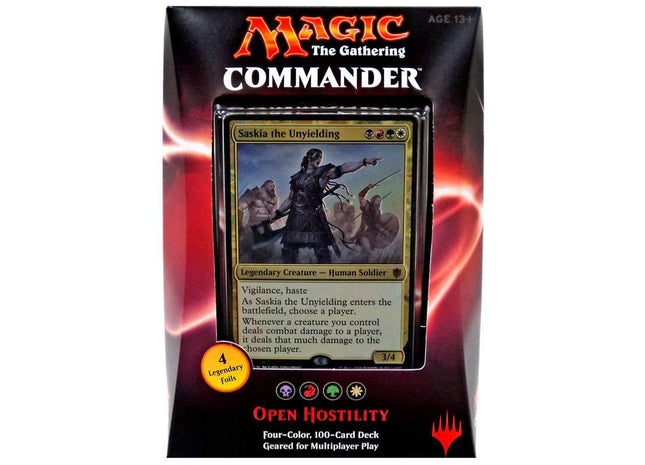 Gamers Guild AZ Magic: The Gathering Magic: the Gathering: Commander 2016 - Open Hostility Deck Old Magic