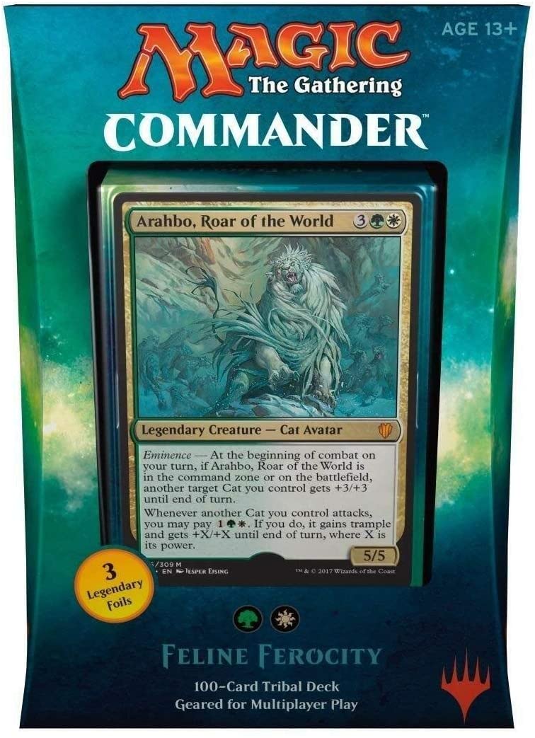 Magic: the Gathering: Commander 2017 - Feline Ferocity Deck Gamers Guild AZ Magic: the Gathering: Commander 2017 - Feline Ferocity Deck Gamers Guild AZ