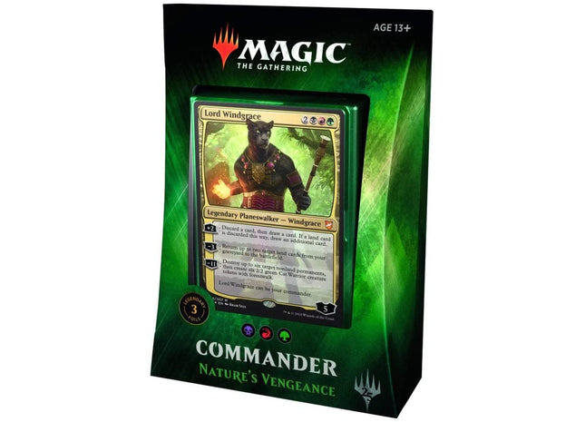 Gamers Guild AZ Magic: The Gathering Magic: the Gathering: Commander 2018 - Nature's Vengeance Deck Old Magic