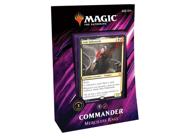 Gamers Guild AZ Magic: The Gathering Magic: the Gathering: Commander 2019 - Merciless Rage Deck Old Magic