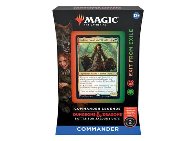 Gamers Guild AZ Magic: The Gathering Magic: the Gathering: Commander Legends: Battle for Baldur's Gate - Exit from Exile Commander Deck Magic: The Gathering
