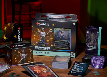 Gamers Guild AZ Magic: The Gathering Magic the Gathering: Duskmourn: House of Horror Commander - Miracle Worker Discontinue