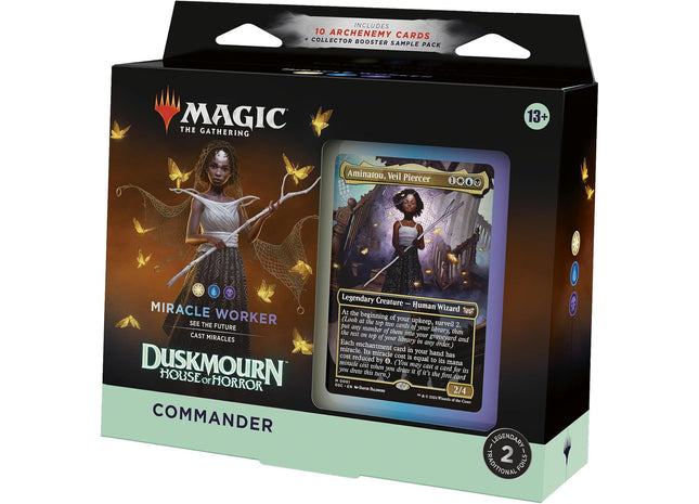 Gamers Guild AZ Magic: The Gathering Magic the Gathering: Duskmourn: House of Horror Commander - Miracle Worker Discontinue