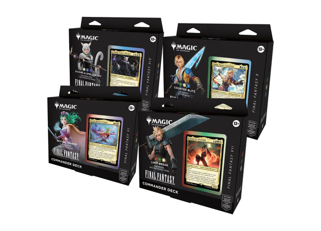 final fantasy mtg commander deck bundle Magic: The Gathering Collector [Se The Gathering gameplay system MTG Final Fantasy English Collector