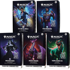 Gamers Guild AZ Magic: The Gathering Magic: The Gathering | Foundations Commander Deck Set of 5 (Pre-Order) Magic: The Gathering