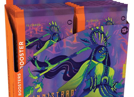 magic the gathering innistrad midnight hunt collector booster box Magic the Gathering Innistrad Midnight Hunt Collector Booster 15 Cards : Toys & Games
