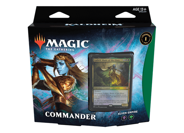 Gamers Guild AZ Magic: The Gathering Magic: the Gathering: Kaldheim - Elven Empire Commander Deck Old Magic