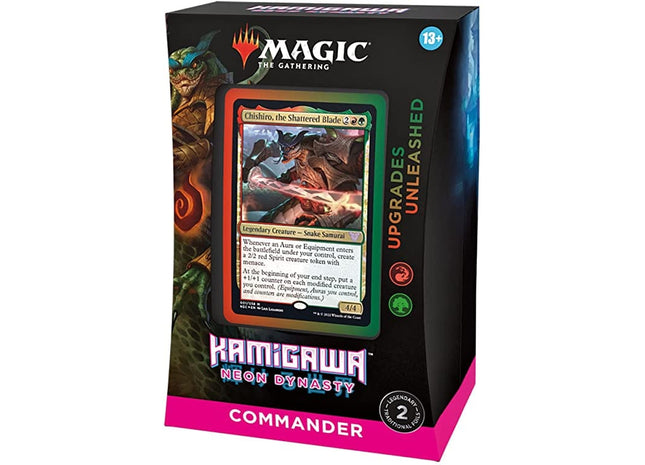 Gamers Guild AZ Magic: The Gathering Magic: the Gathering: Kamigawa Neon Dynasty - Upgrades Unleashed Commander Deck Magic: The Gathering