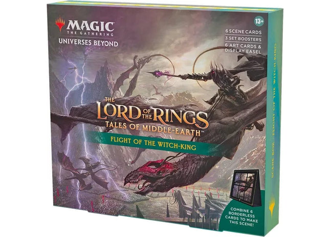 Gamers Guild AZ Magic: The Gathering Magic: The Gathering - Lord of the Rings: Tales of Middle-earth Scene Box Flight of the Witch-King Magic: The Gathering