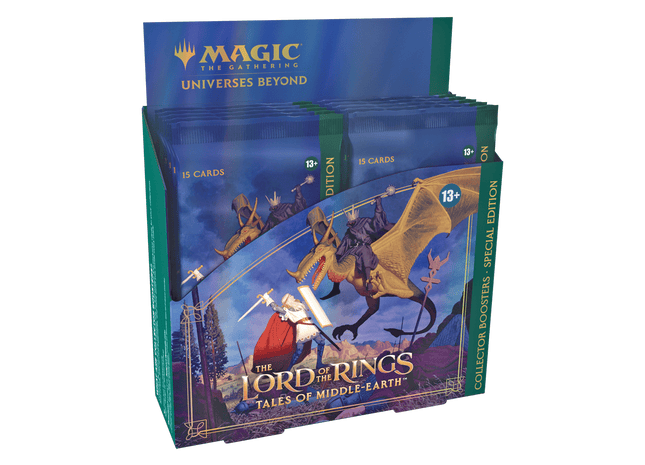 Magic: The Gathering - Lord of the Rings: Tales of Middle-earth Special Edition Collector Booster Box Gamers Guild AZ Magic: The Gathering - Lord of the Rings: Tales of Middle-earth Special Edition Collector Booster Box Gamers Guild AZ