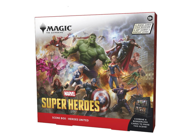 Gamers Guild AZ Magic: The Gathering Magic: The Gathering | Marvel Super Heroes - Heroes United Scene Box (Pre-Order) Magic: The Gathering