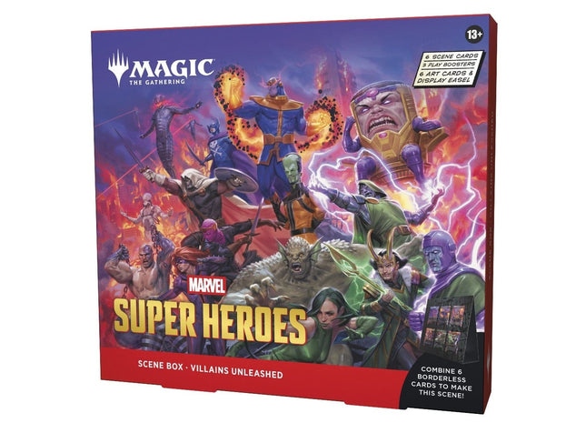 Gamers Guild AZ Magic: The Gathering Magic: The Gathering | Marvel Super Heroes - Villains Unleashed Scene Box (Pre-Order) Magic: The Gathering