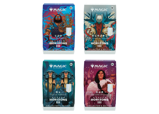 Gamers Guild AZ Magic: The Gathering Magic: The Gathering - Modern Horizons 3 Collectors Commander (4ct) (Pre-Order) Magic: The Gathering