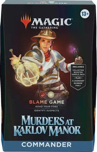 Gamers Guild AZ Magic: The Gathering Magic: The Gathering -  Murders at Karlov Manor - Commander Deck - Blame Game Magic: The Gathering